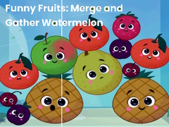 Гульня Funny fruits: merge and gather watermelon