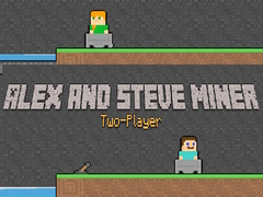 Гульня Alex and Steve Miner Two-Player