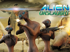 Гульня Alien Onslaught