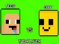 Гульня Noob vs Obby Two-Player