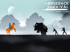Гульня Horseback Survival Zombies Escape