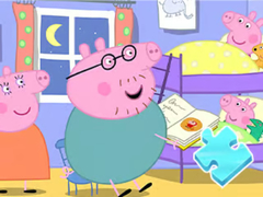 Гульня Jigsaw Puzzle: Peppa Sleeping Story