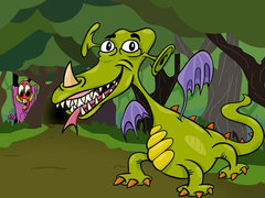 Гульня Fun Monsters Jigsaw