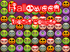 Гульня Halloween Block Collapse