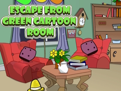 Гульня Escape from Green Cartoon Room