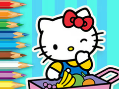Гульня Coloring Book: Hello Kitty Market