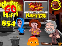 Гульня Monkey Go Happy Stage 854