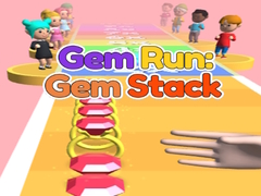 Гульня Gem Run: Gem Stack 