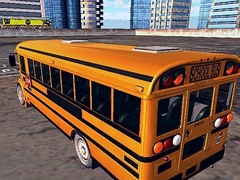 Гульня Bus Park Driving