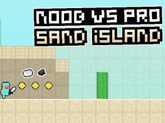 Гульня Noob vs Pro Sand island