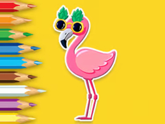 Гульня Coloring Book: Flamingo