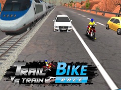 Гульня Trail Bike vs Train Race