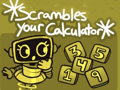 Гульня Scrambles Your Calculator