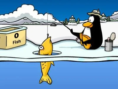 Гульня Club Penguin: Ice Fishing