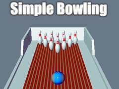 Гульня Simple Bowling