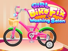 Гульня Girl Bike Fix Washing Salon