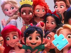 Гульня Jigsaw Puzzle: Disney Princess Family Photo