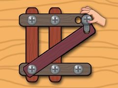 Гульня Wood Nuts Master: Screw Puzzle