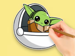 Гульня Coloring Book: Master Yoda