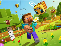 Гульня Jigsaw Puzzle: Mine Blockman