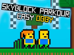 Гульня Skyblock Parkour Easy Obby