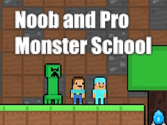 Гульня Noob and Pro Monster School