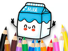 Гульня Coloring Book: Milk