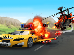 Гульня Chaos Road Combat Car Racing