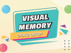 Гульня Visual Memory Drag Drop