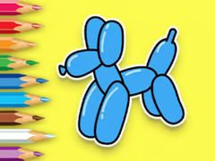 Гульня Coloring Book: Balloon Puppy