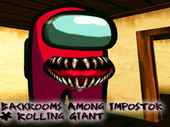 Гульня Backrooms Among Impostor & Rolling Giant