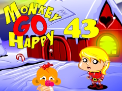 Гульня Monkey Go Happy Stage 43