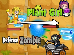 Гульня Plant Girl Defense Zombie