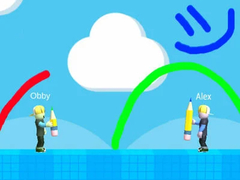 Гульня Draw Obby
