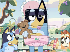 Гульня Jigsaw Puzzle: Bluey Play Time