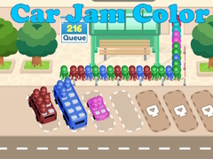 Гульня Car Jam Color