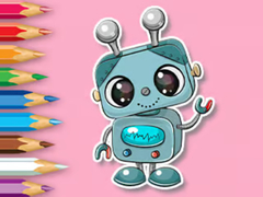 Гульня Coloring Book: Smile Robot