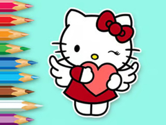 Гульня Coloring Book: Love Kitty