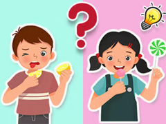 Гульня Kids Quiz: What Do They Taste Like?