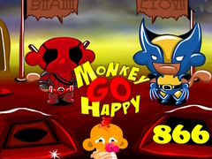 Гульня Monkey Go Happy Stage 866