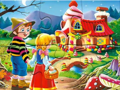 Гульня Jigsaw Puzzle: Gingerbread House