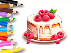 Гульня Coloring Book: Berry Cake