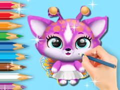 Гульня Coloring Book: Cute Fluvsies