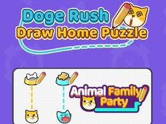 Гульня Doge Rush : Draw Home Puzzle