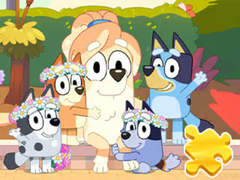 Гульня Jigsaw Puzzle: Bluey Sweet Portrait
