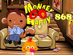 Гульня Monkey Go Happy Stage 868