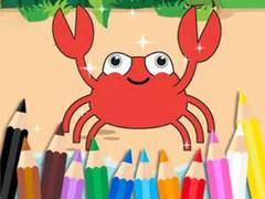 Гульня Coloring Book: Happy Crab