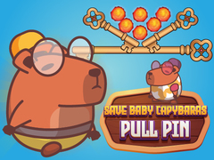 Гульня Save Baby Capybaras Pull Pin