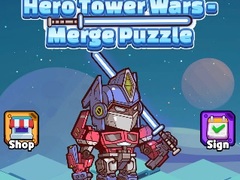 Гульня Hero Tower Wars Merge Puzzle