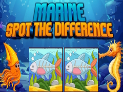 Гульня Marine Spot the Difference